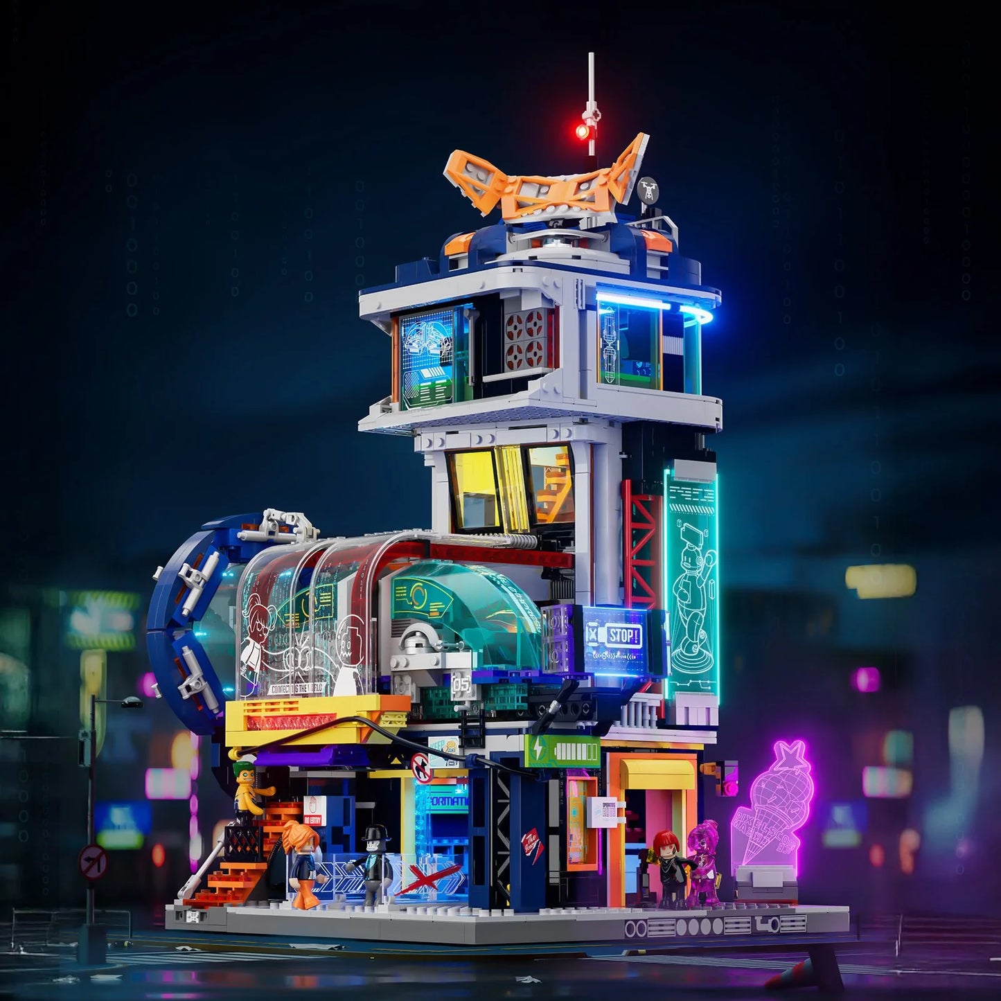 PRE-ORDER | Lumibricks Floating Train Station