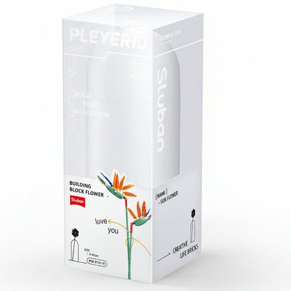 Sluban Strelitzia reginae with diy vase 148 pcs