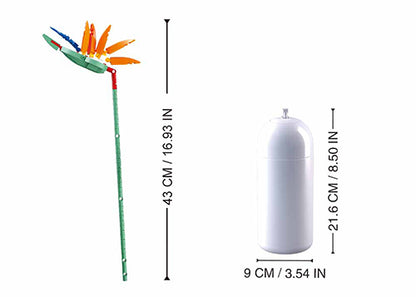 Sluban Strelitzia reginae with diy vase 148 pcs