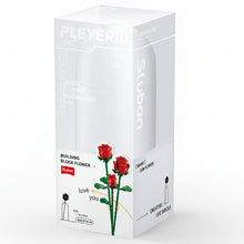 Sluban Red rose with diy vase 258 pcs