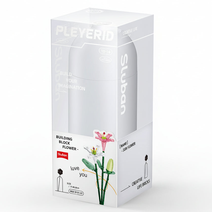 Sluban Lily with diy vase 247 pcs