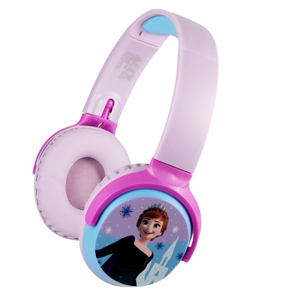 Disney Frozen Soft Touch Light With Bluetooth Headphones Combo 85Db Safe Listening Volume