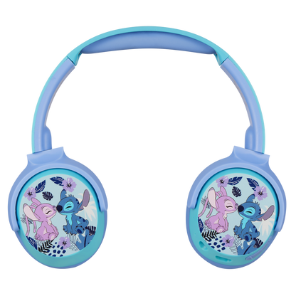 Disney Stitch Soft Touch Light With Bluetooth Headphone Combo 85Db Safe Listening Volume