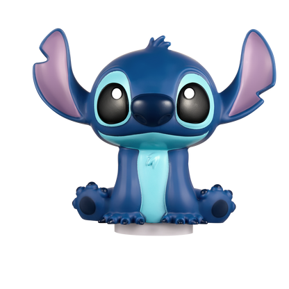 Disney Stitch Soft Touch Light With Bluetooth Headphone Combo 85Db Safe Listening Volume