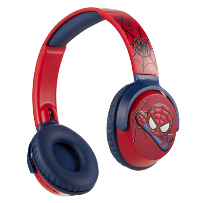 Marvel Spiderman Bluetooth Headphone 85Db Safe Listening Volume