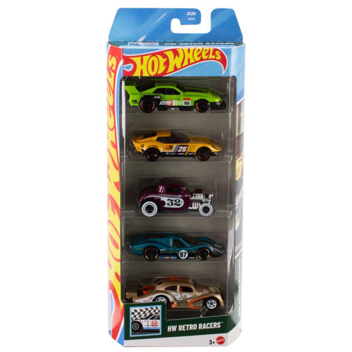 Hot Wheels  Retro Racers  5-Pack