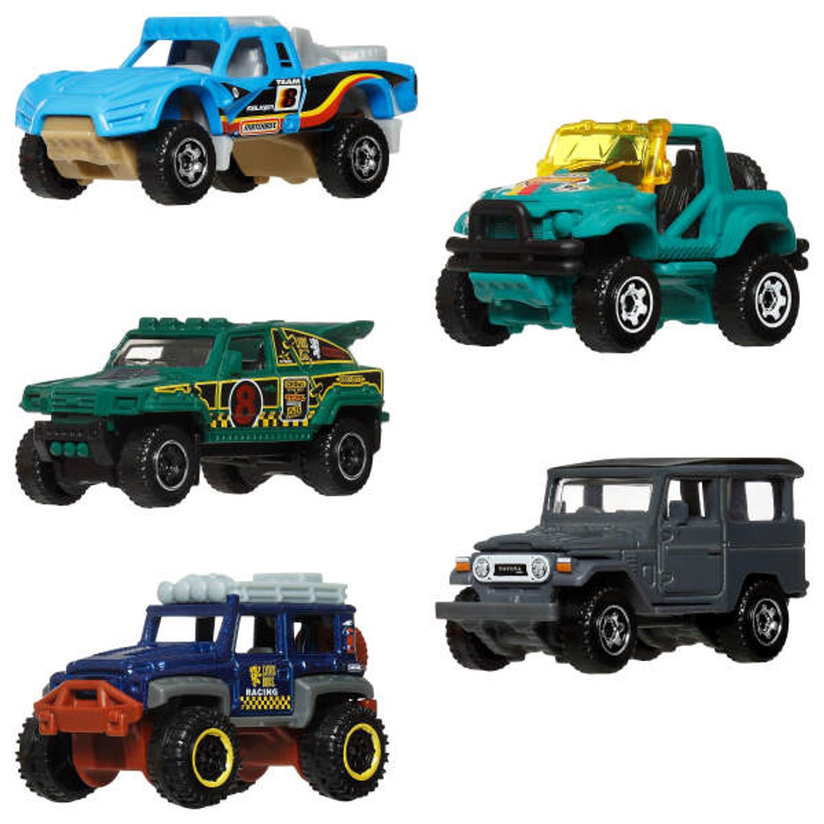 Matchbox 5-Pack Adventure Seekers