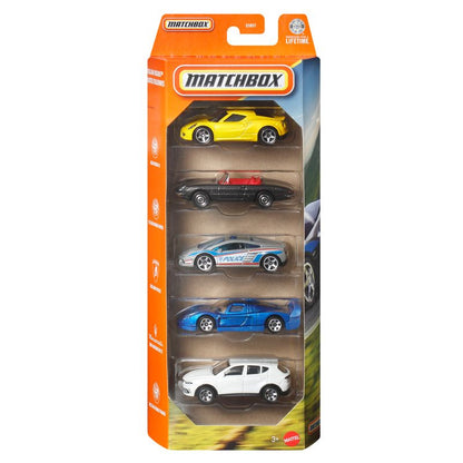 Matchbox 5-Pack Vehicles Italian Roads