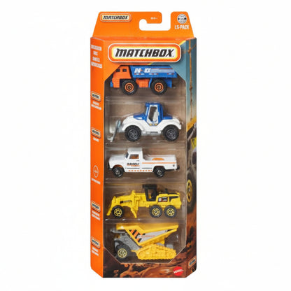 Matchbox 5-Pack Construction Crew Vehicles