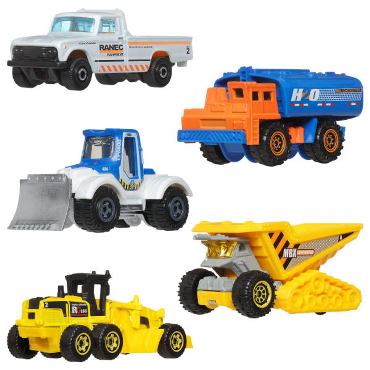 Matchbox 5-Pack Construction Crew Vehicles