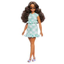Barbie Doll Green Gingham Dress And Sunglasses
