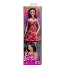 Barbie Fashionistas Doll #246 with Pink Leopard Print Dress Black Hair