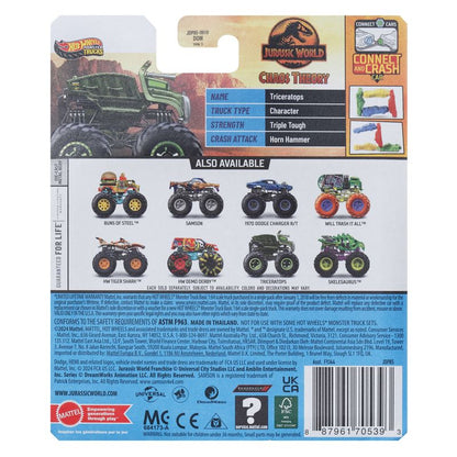 Hot Wheels Monster Truck  1:64 Scale Die-Cast Toy Triceratops