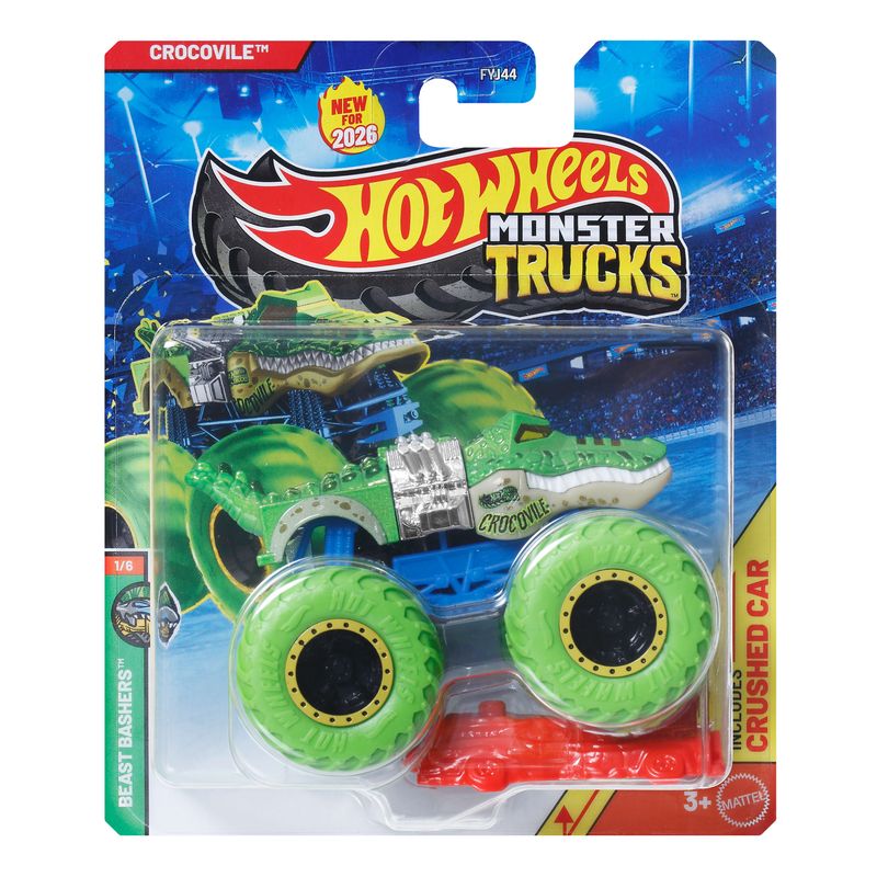 Hot Wheels Monster Truck 1:64 Diecast Crocovile