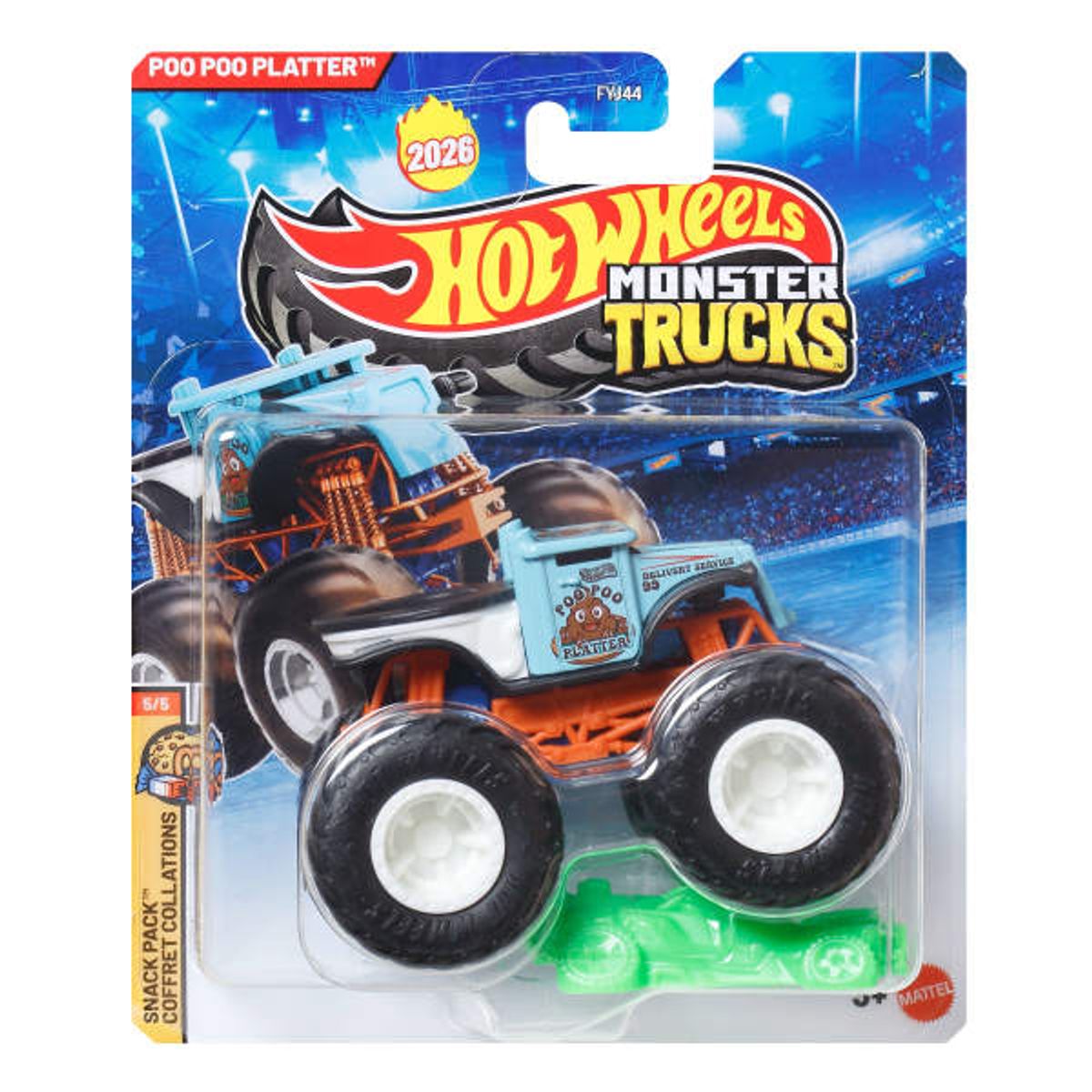 Hot Wheels Monster Truck 1:64 Diecast Poo Poo Platter
