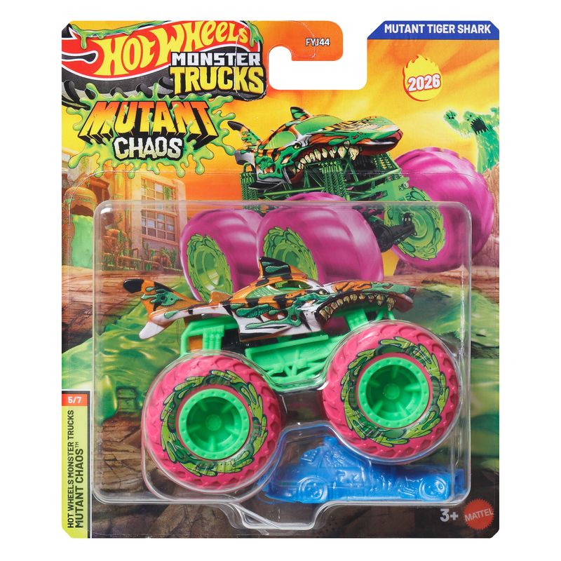Hot Wheels Monster Truck 1:64 Diecast Mutant Tiger Shark
