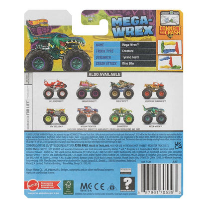 Hot Wheels Monster Truck 1:64 Diecast Mega-Wrex