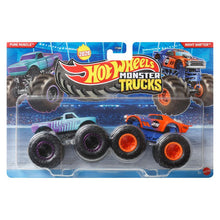 Hot Wheels Monster Trucks Vehicle 2-Pack Pure Muscle vs Night Shifter