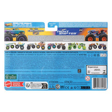 Hot Wheels Monster Trucks Vehicle 2-Pack Pure Muscle vs Night Shifter