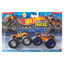 Hot Wheels Monster Trucks Vehicle 2-Pack 1956 Hi-Tail Hauler vs 2017 Ford Raptor