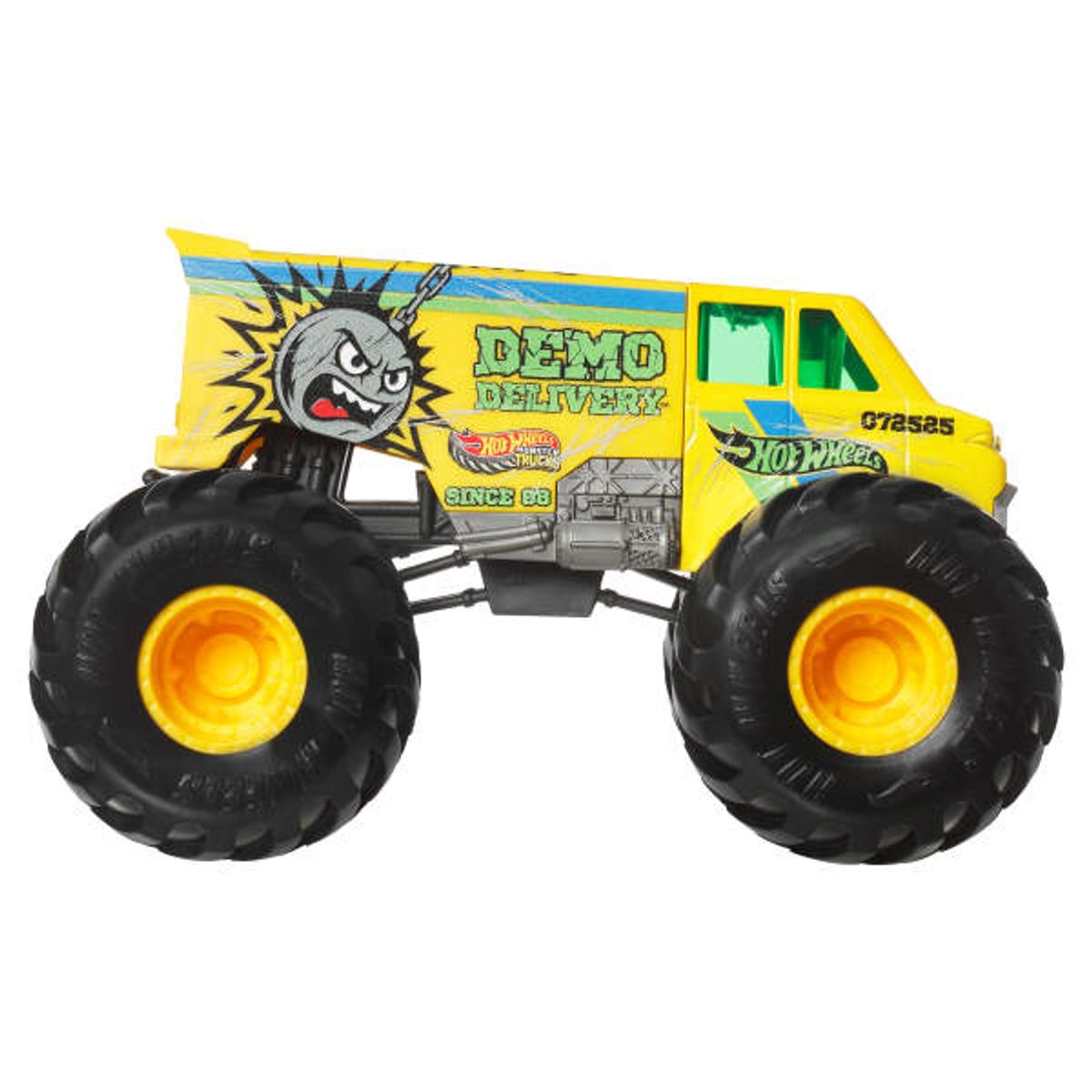 Hot Wheels Monster Trucks Oversized Toy Vehicle Demo Delivery