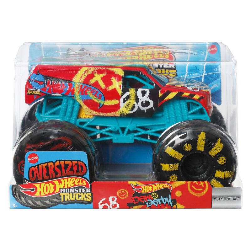 Hot Wheels Monster Trucks Oversized Toy Vehicle HW Demo Derby