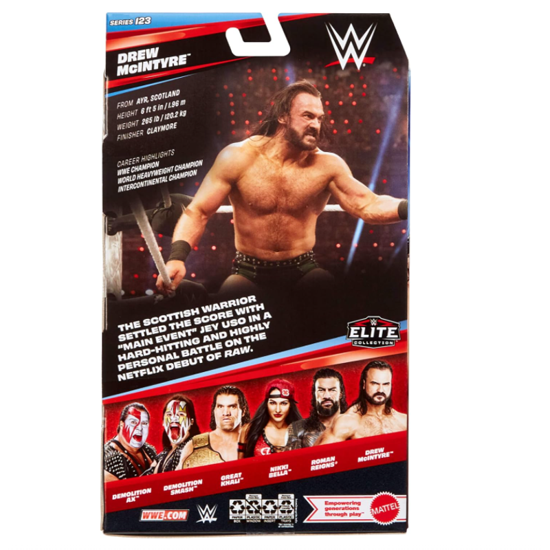 WWE Elite Action Figures 6-inch Drew McIntyre Collectible Set