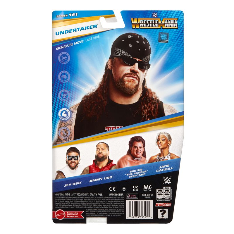 WWE Undertaker Action Figure  Main Event Series #161 6" Collectible
