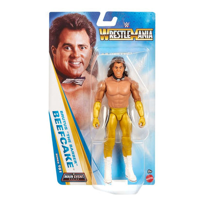 WWE Brutus “The Barber” Beefcake Action Figure  Main Event Series #161 6" Collectible