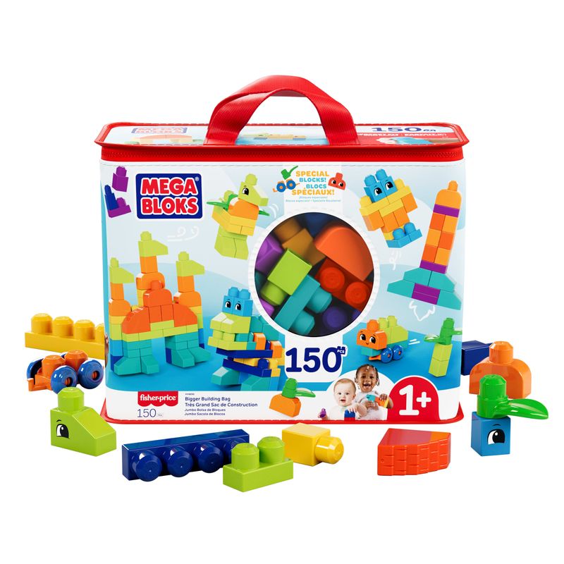 Mega Bloks First Builders Bigger Building Bag Toy Blocks