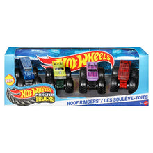 Hot Wheels Monster Trucks 4-Pack  Set of 4 1:64 Scale Toy Trucks with Giant Wheels