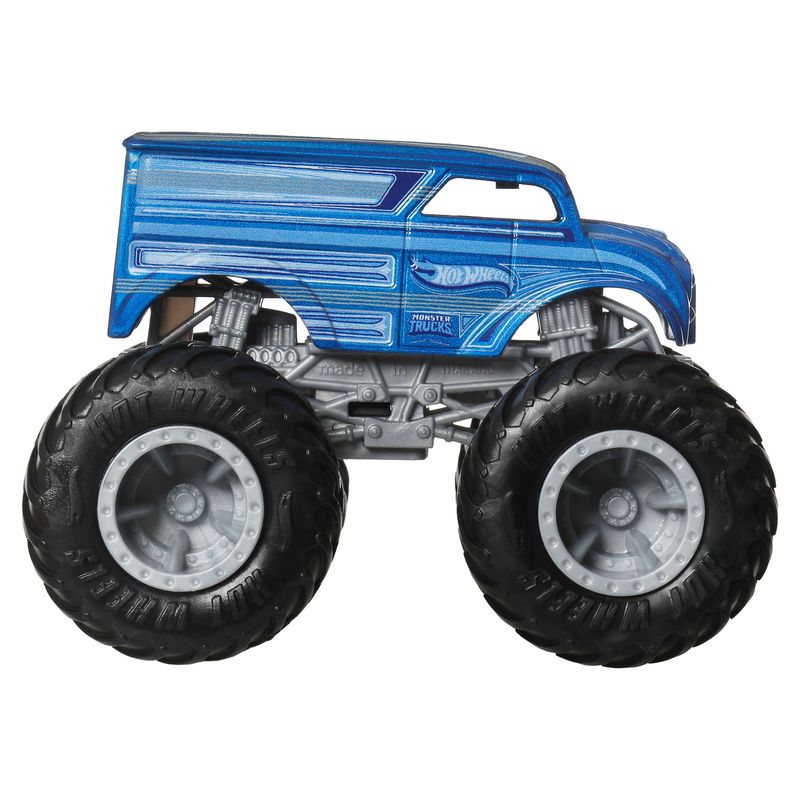 Hot Wheels Monster Trucks 4-Pack  Set of 4 1:64 Scale Toy Trucks with Giant Wheels