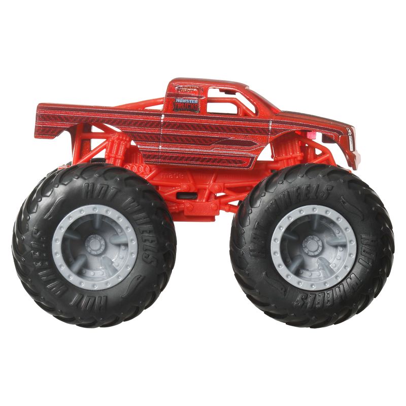 Hot Wheels Monster Trucks 4-Pack  Set of 4 1:64 Scale Toy Trucks with Giant Wheels