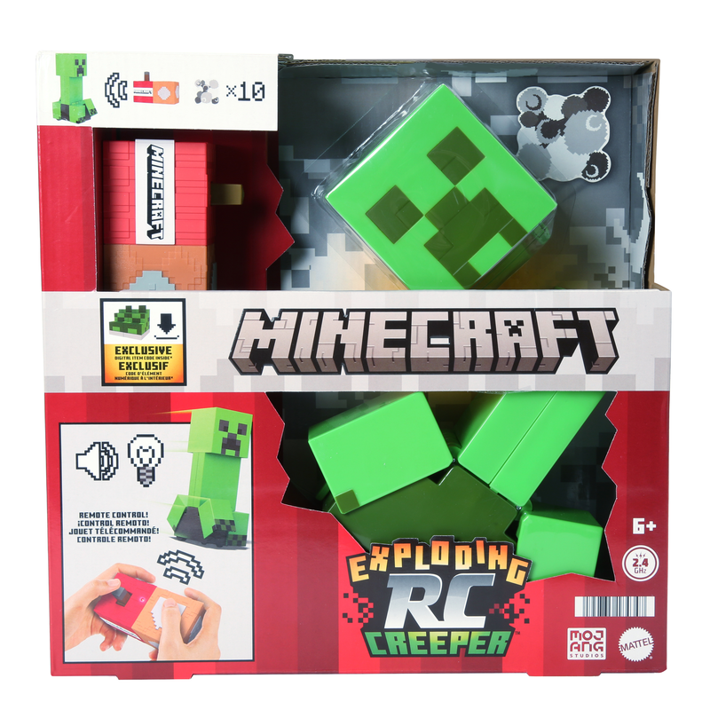 Minecraft  Exploding Remote Control Creeper