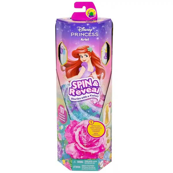 Princess Spin and Reveal Wave 1 Ariel