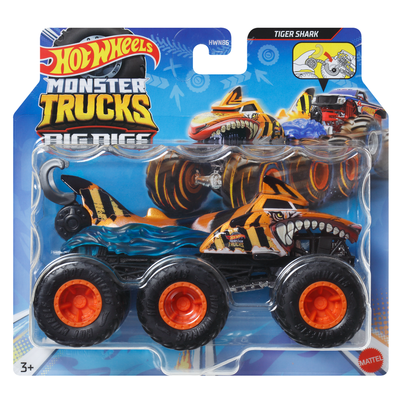 Hot Wheels Monster Trucks and Big Rigs Tiger Shark