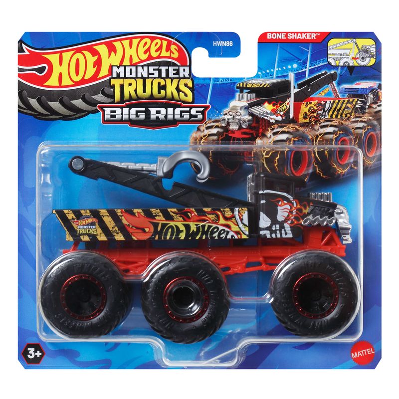 Hot Wheels Monster Trucks and Big Rigs Bone Shaker