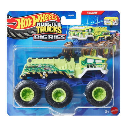 Hot Wheels  Monster Trucks Big Rigs Alarm 5 Vehicle