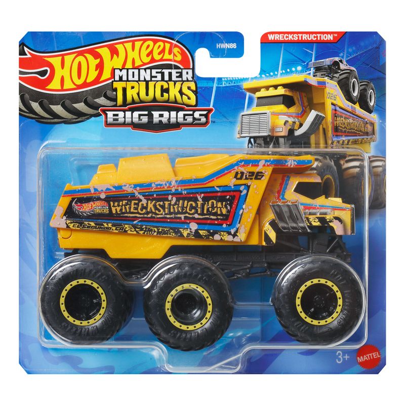Hot Wheels Monster Trucks Big Rigs Wreckstruction Vehicle
