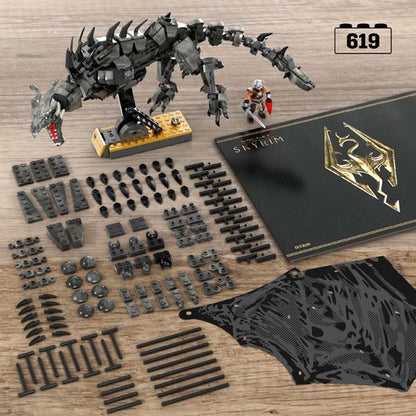 MEGA Skyrim Alduin The World Waster Building Set