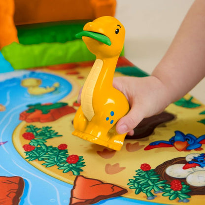 Little People Dinosaur Village & Play Mat Toddler Playset