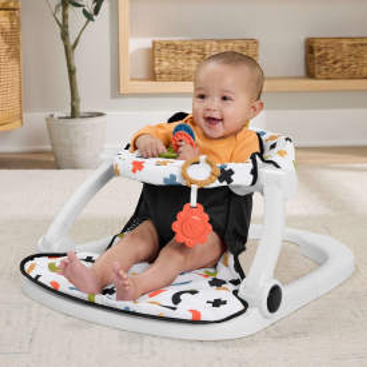 Fisher-Price Sit-Me-Up Floor Seat, Portable Baby Chair