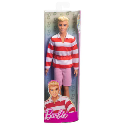 Barbie Fashionistas Ken Doll #241 in Red Striped Top