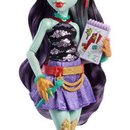 Monster High Jinafire Long Fashion Doll with Pet Dog