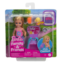 Barbie Family & Friends Chelsea Cupcake Baking Backpack Chelsea Doll and Accessories