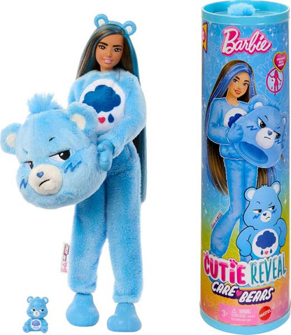 Barbie Cutie Reveal Care Bears Doll Grumpy Bear