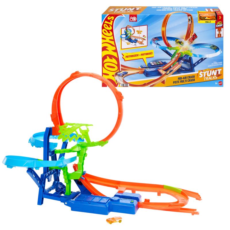Hot Wheels Stunt Tracks Mid-Air Crash