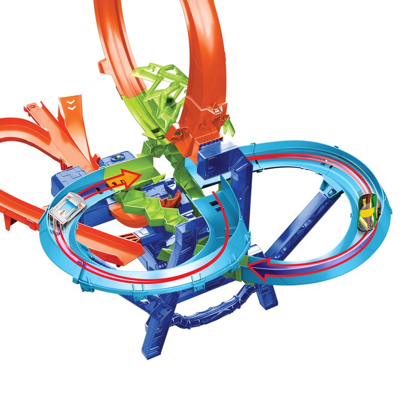 Hot Wheels Stunt Tracks Mid-Air Crash