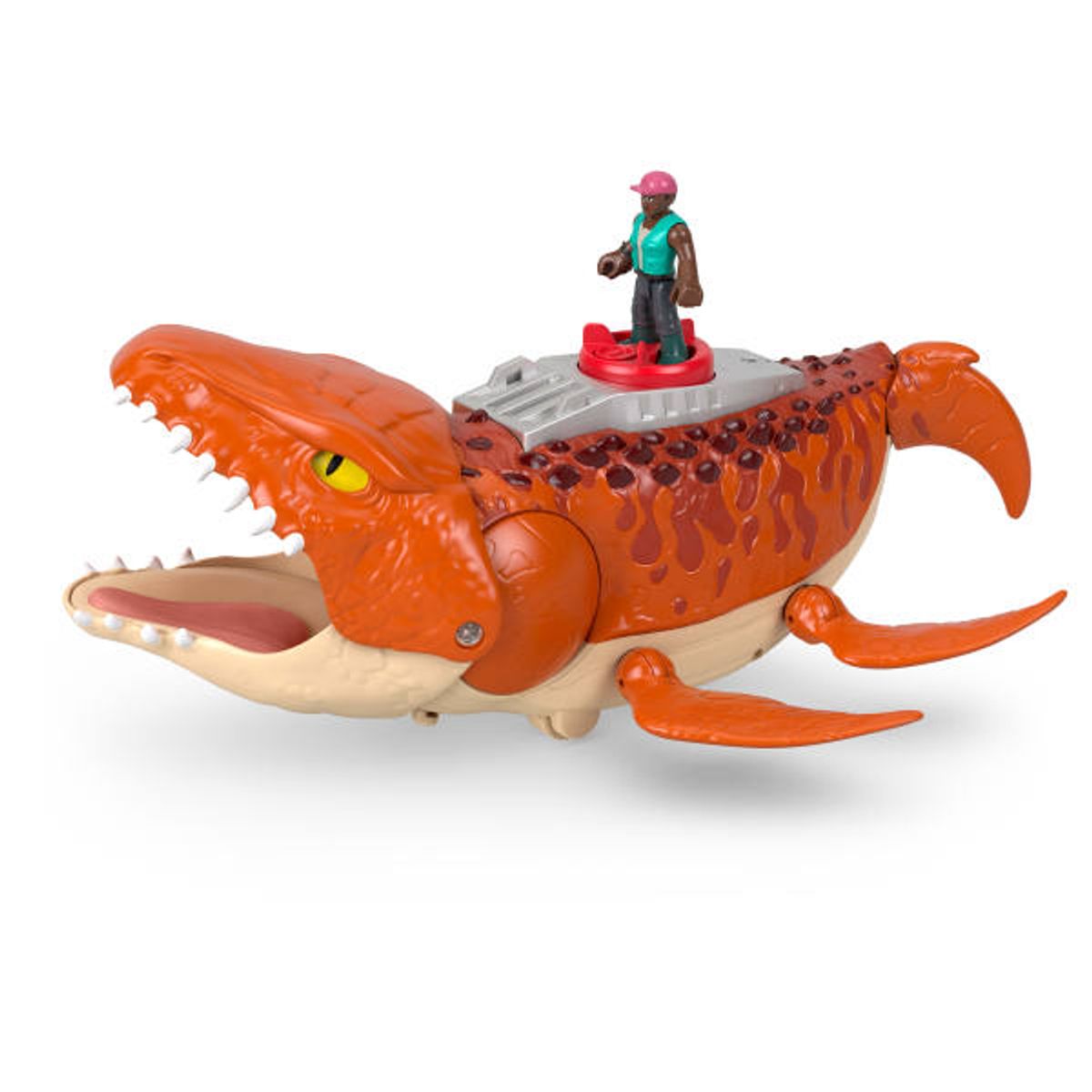 Fisher-Price Imaginext Jurassic World Rebirth Aquachomp Chase Mosasaurus Dinosaur Toy Playset