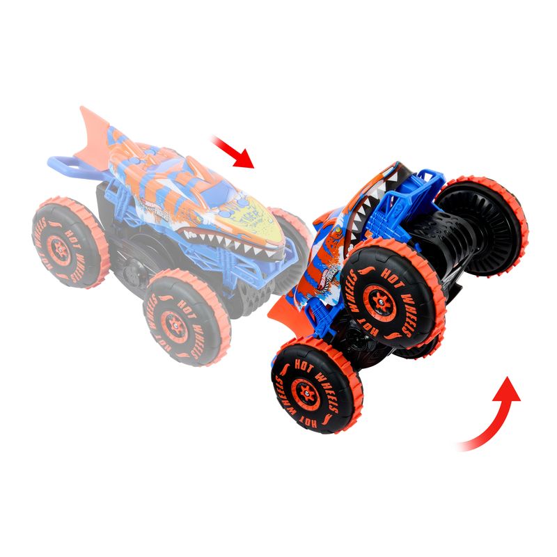 Hot Wheels Monster Trucks Tiger Shark Climber Remote Control